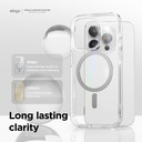 Elago Hybrid Magsafe Case iPhone 15 Pro (Clear/Grey)