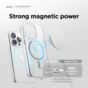 Elago Hybrid Magsafe Case iPhone 15 Pro (Clear/Grey)