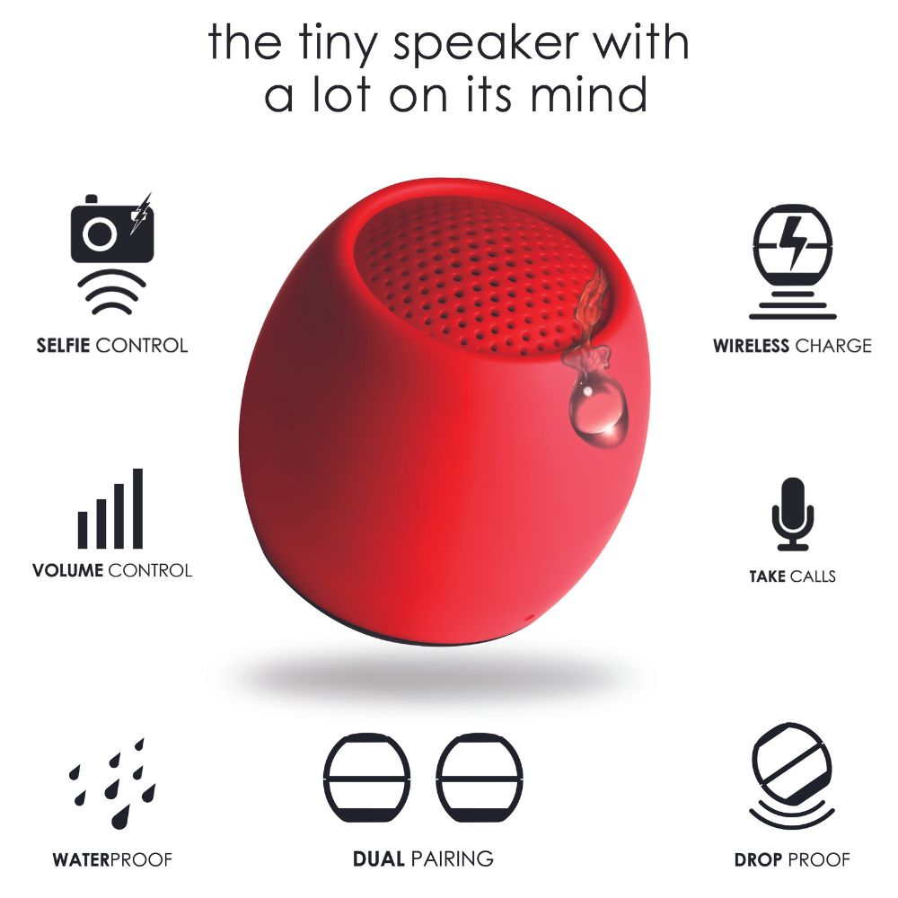 Boompods Zero Speaker (Red)