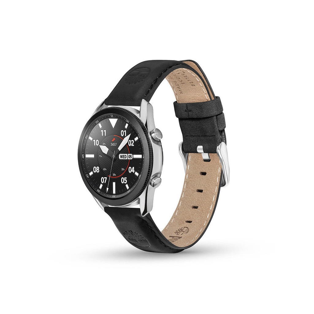 Timberland Lacandon Leather Strap for Smart Watch 42/44/45/49mm (Black)