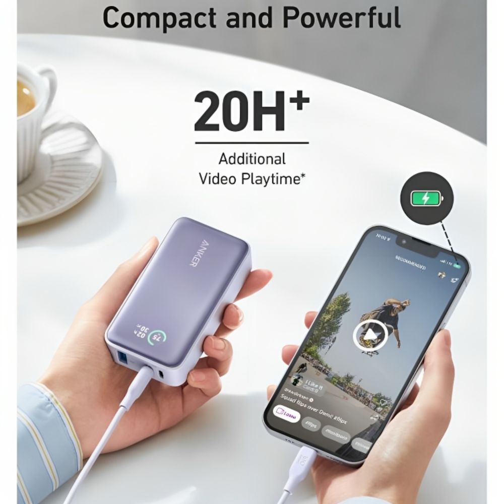  Anker 533 Power Bank (PowerCore 30W ) 10000 PD (Violet)