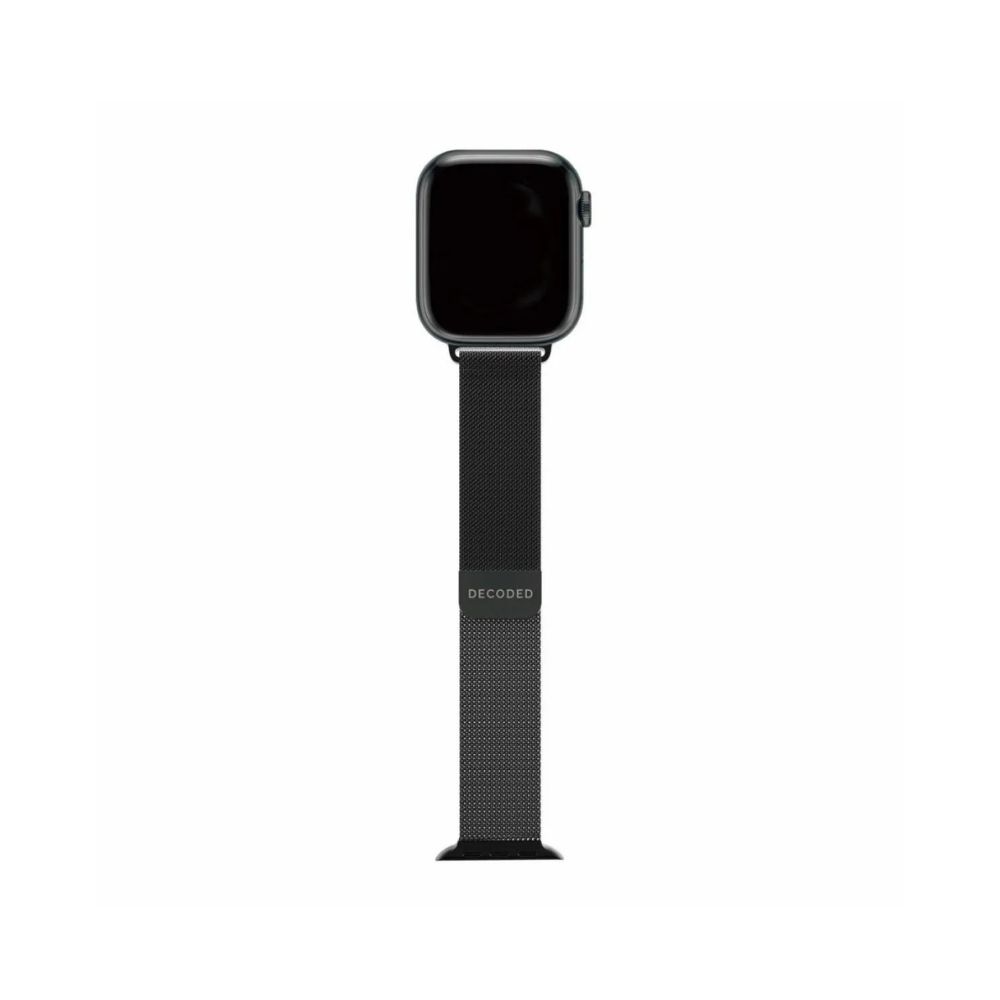 Decoded Milan Traction Strap for Apple Watch 45mm (Black)