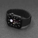 Torrii Saturn Silicone Magnetic Strap for Apple Watch 42/44/45/49mm (Black)