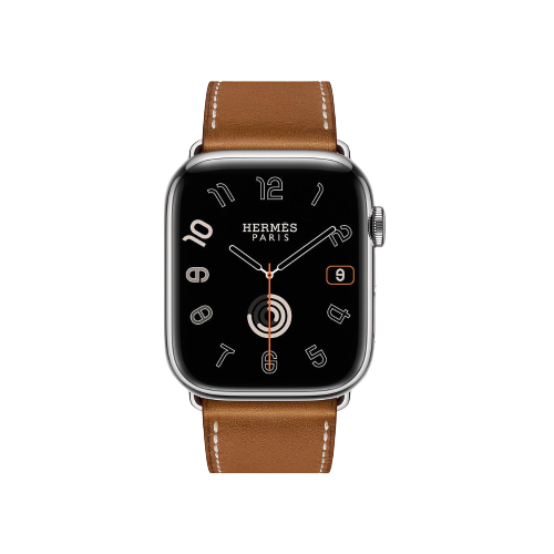 Apple Watch Hermes Series 9 45mm Silver Stainless Steel Case