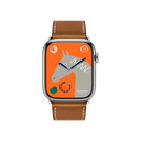 Apple Watch Hermes Series 9 45mm Silver Stainless Steel Case