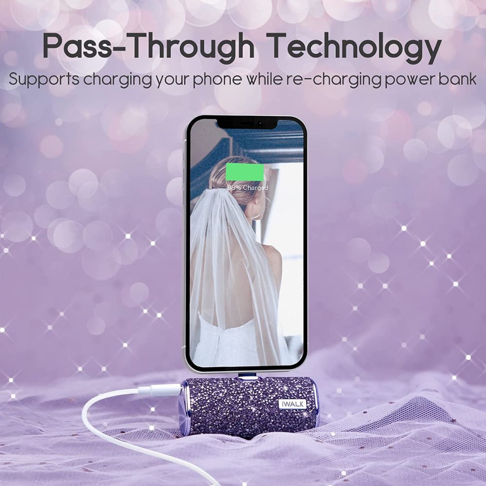 iWalk Linkme Plus Pocket Battery 4500 mAh (Purple Diamond)