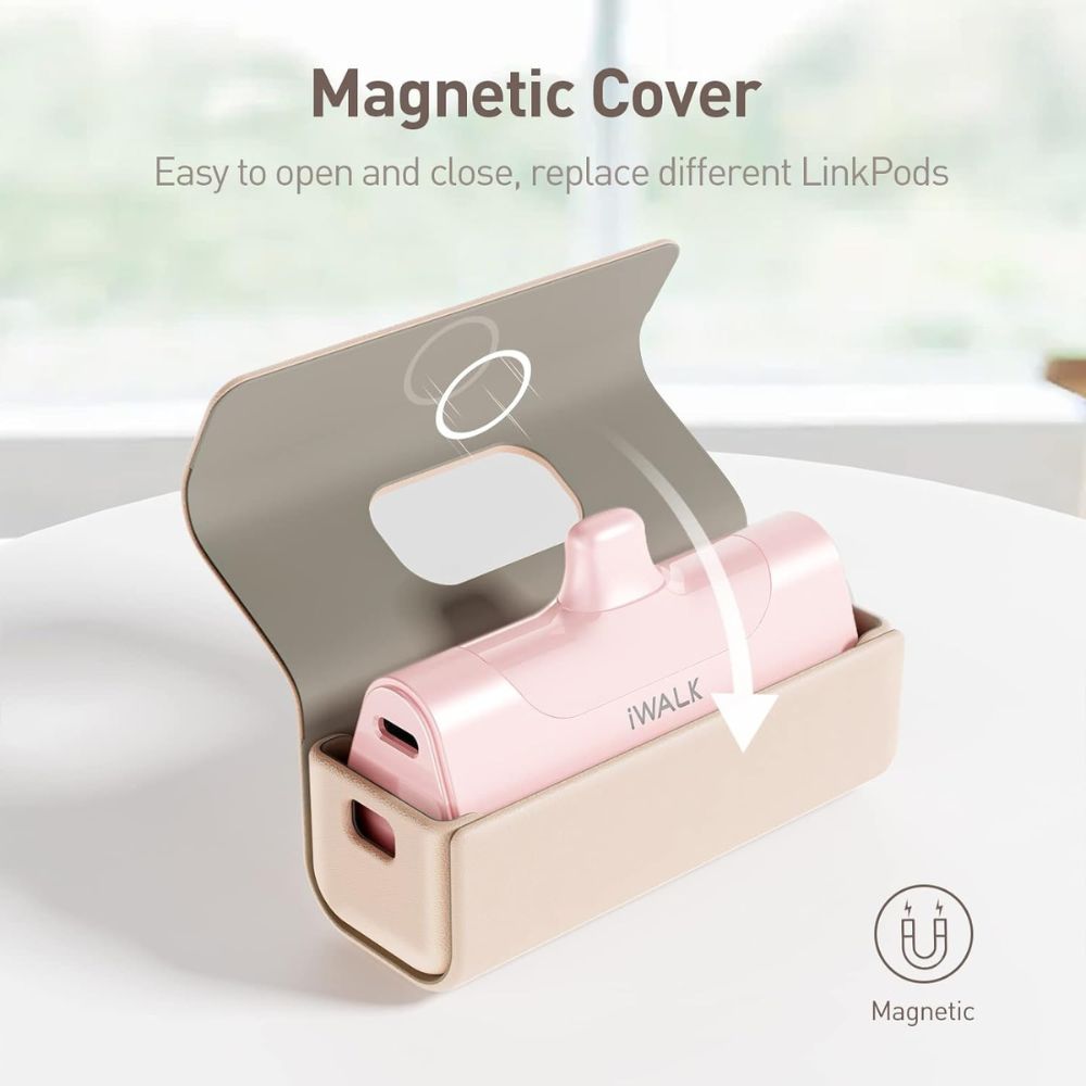 iWalk LinkPod Bag for Pocket Battery (Pink)