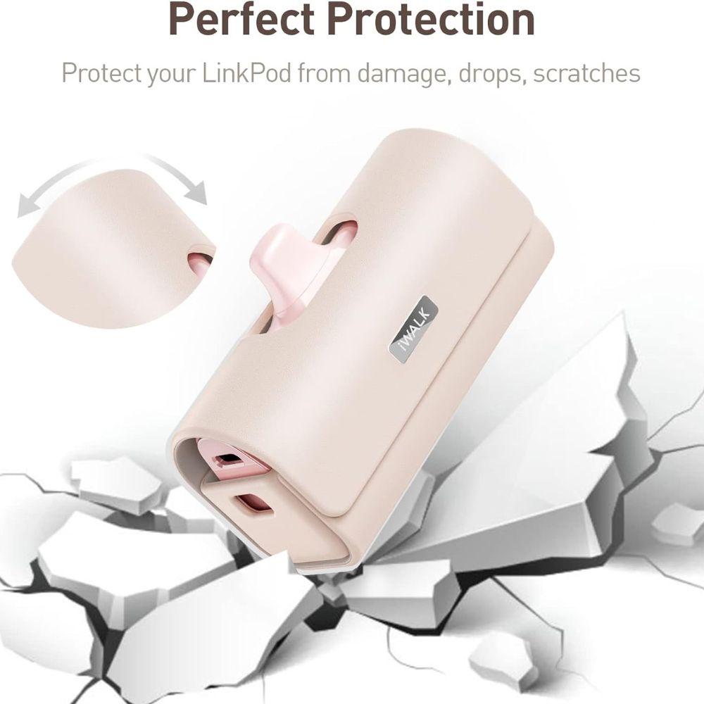 iWalk LinkPod Bag for Pocket Battery (Pink)