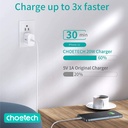 Choetech 20W Charger (White)