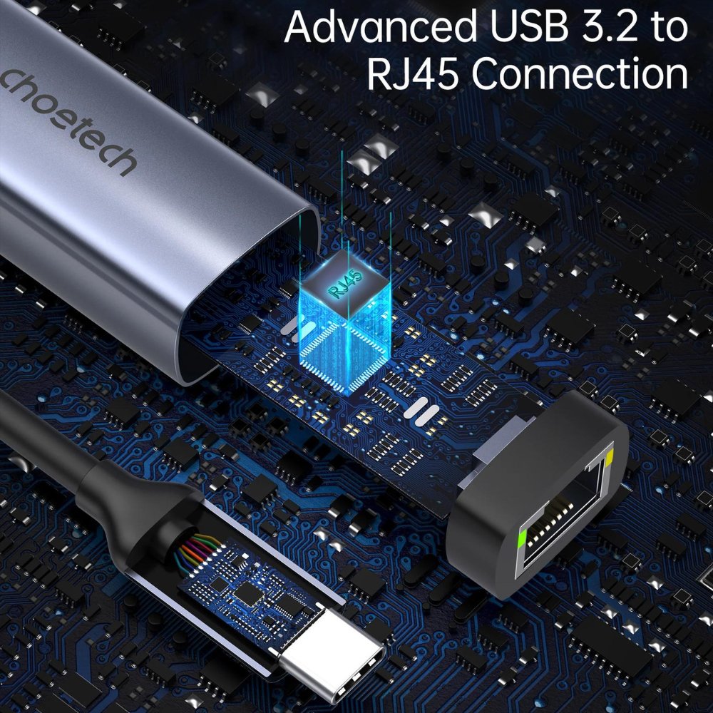 Choetech USB-C to Ethernet Adapter 10cm