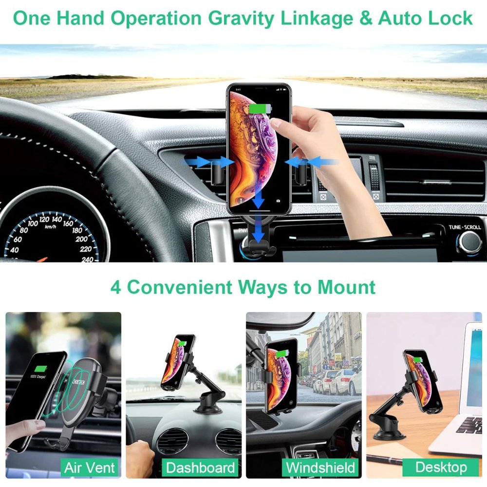 Choetech 10W Wireless Charging Phone Stand
