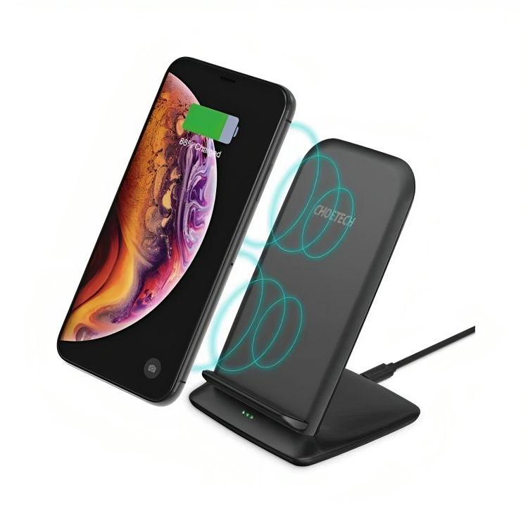 Choetech 15W Wireless Charger Stand (Black)