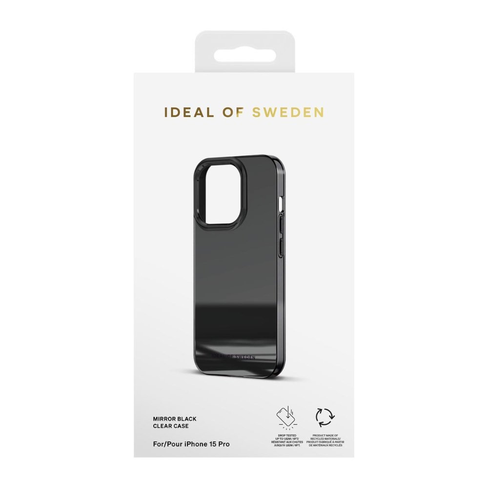 iDeal of Sweden Mirror Case for  iPhone 15 Pro (Black)