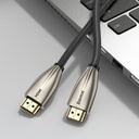 Baseus Horizontal 4KHDMI Male To 4KHDMI Male Adapter Cable 2m (Black)