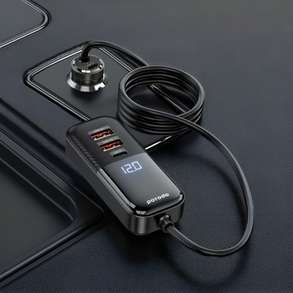 Porodo Multi-Port Power Delivery Quick-Charging Hub Dual USB-C & USB-A
