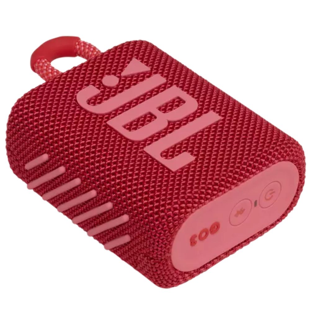 JBL GO 3 Portable Wireless Speaker (Red)