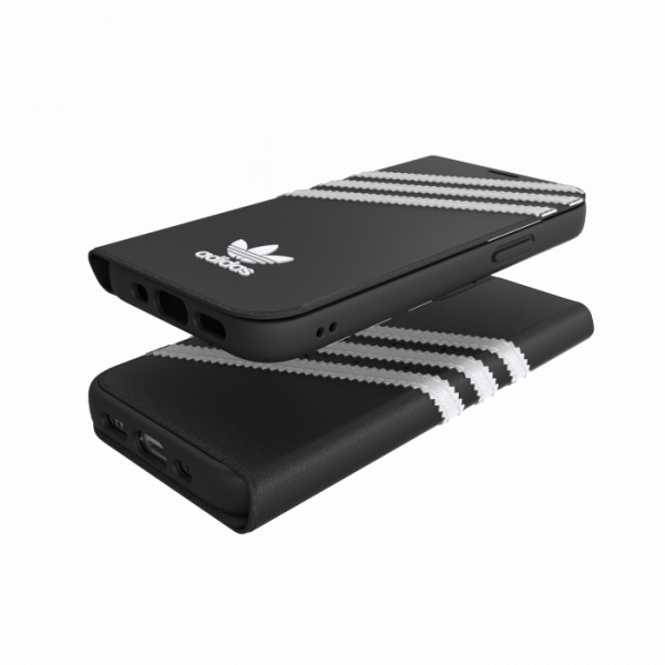 Adidas 3-Stripes Booklet for iPhone 12 mini (Black)