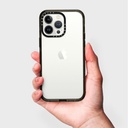 Casetify Impact Case for for iPhone 15 Pro (Clear Black)