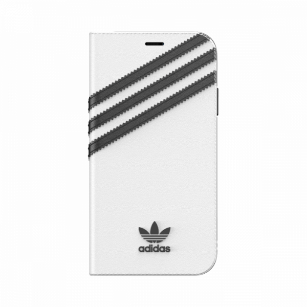 Adidas 3-Stripes Booklet for iPhone 12 mini (White)