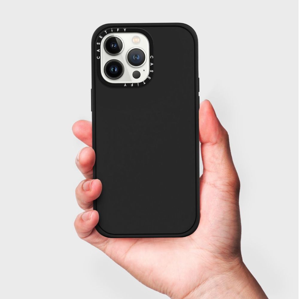 Casetify Impact Case for iPhone 15 Pro Max (Matte Black)