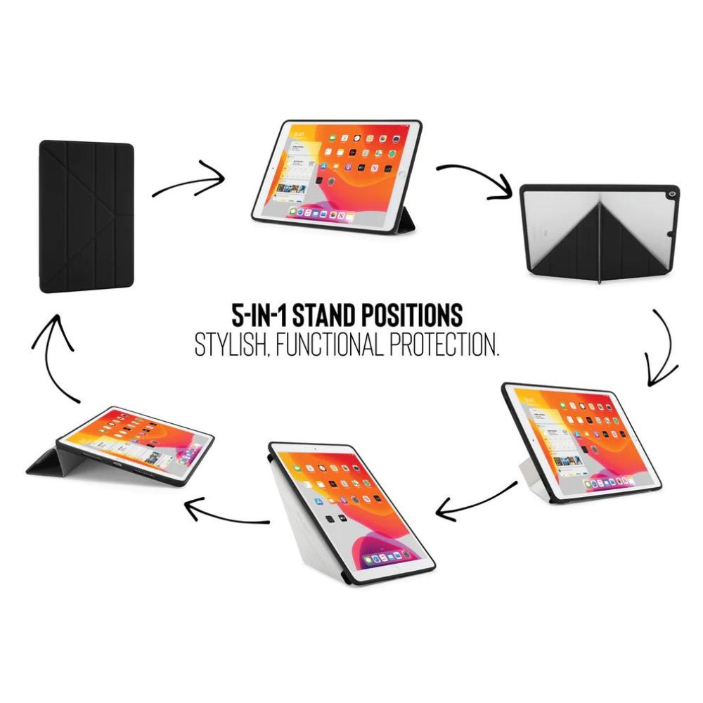 Pipetto Origami No.1 Case for iPad 10.2" (Black)