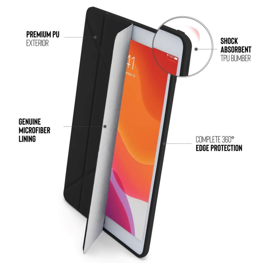 Pipetto Origami No.1 Case for iPad 10.2" (Black)