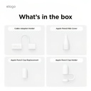 Elago Apple Pencil Protection Set Apple Pencil 1st Gen (Black)