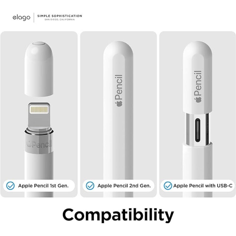 Elago 2Pack Metal Tips Apple Pencil 1st & 2nd Gen
