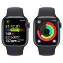 Apple Watch Series 9 GPS 41mm Midnight Aluminium Case with Midnight Sport Band - MIL