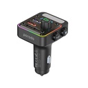 Porodo Quick-Charge FM Car Charger Dual USB-C & USB-A