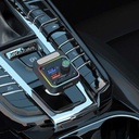 Porodo Quick-Charge FM Car Charger Dual USB-C &amp; USB-A