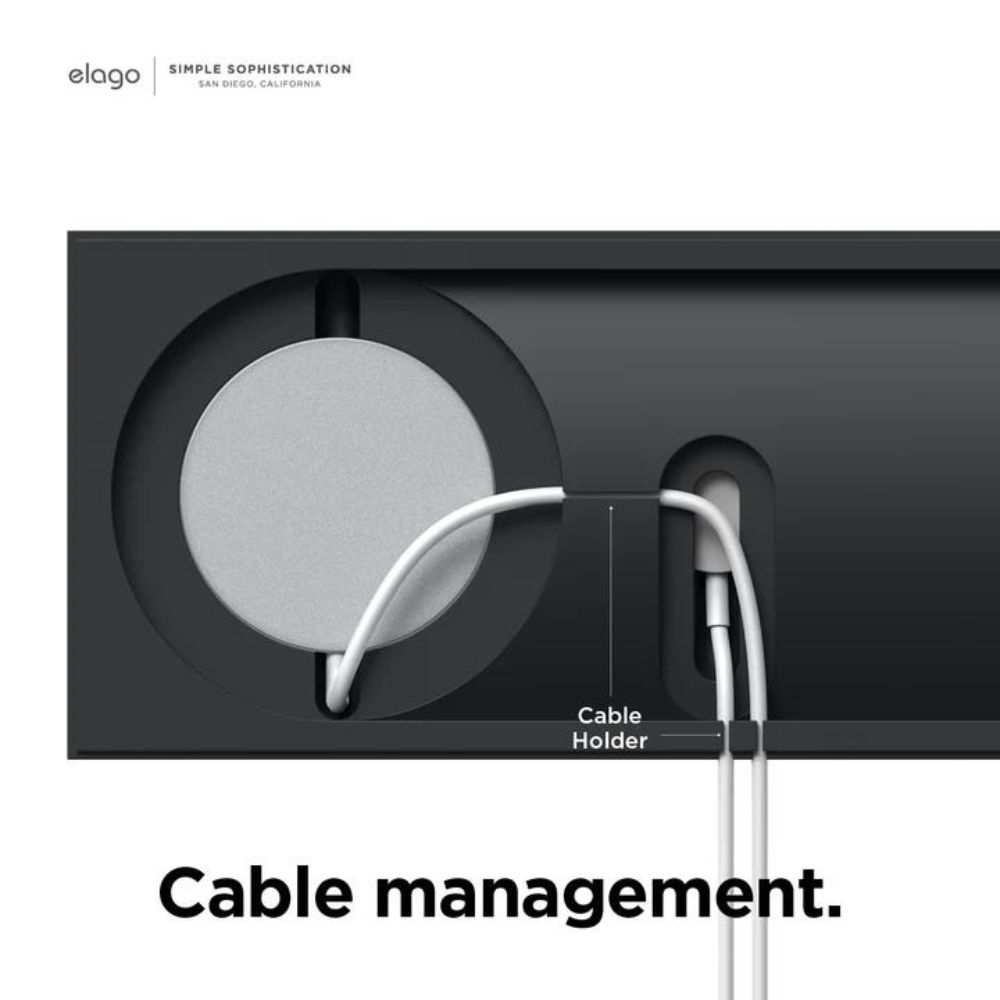 Elago Magsafe Tray Duo for iPhone (Black)