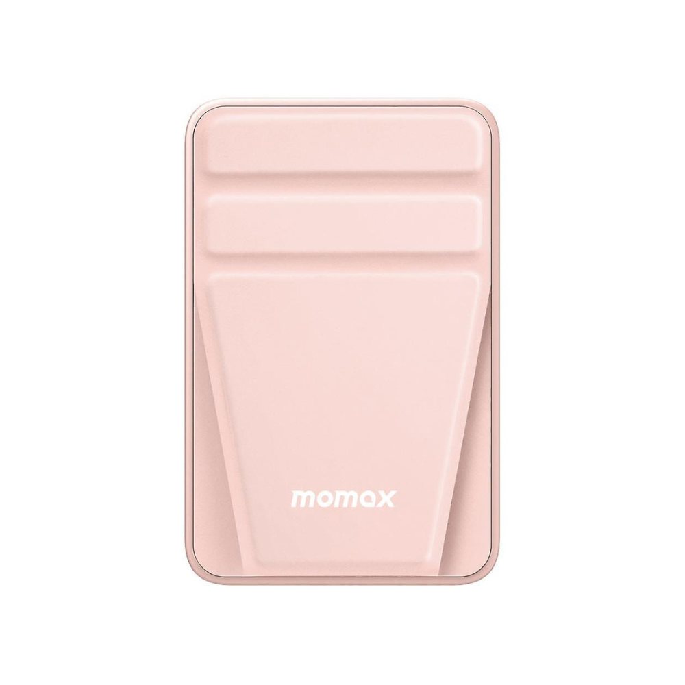 Momax Q.Mag Power 15 Magnetic Wireless Battery Pack with Stand 10000mAh (Pink)