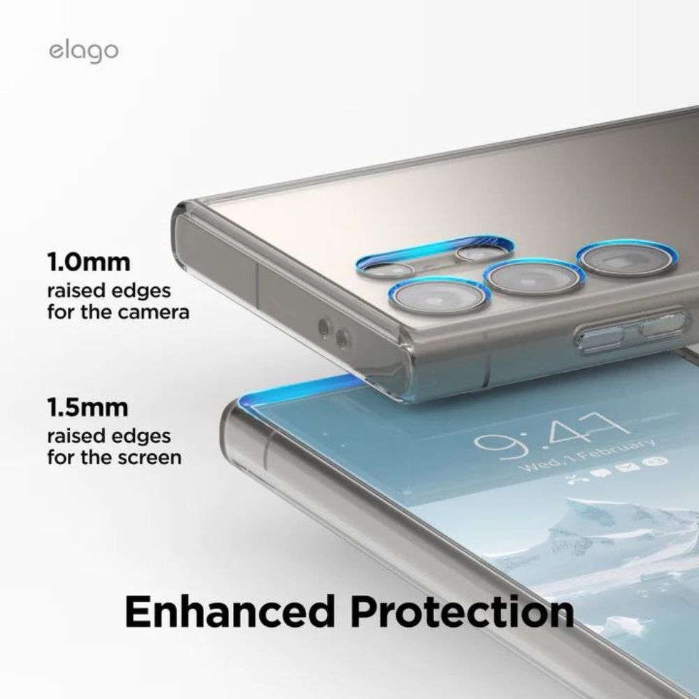 Elago Samsung Galaxy S24 Ultra Hybrid Case (Clear)