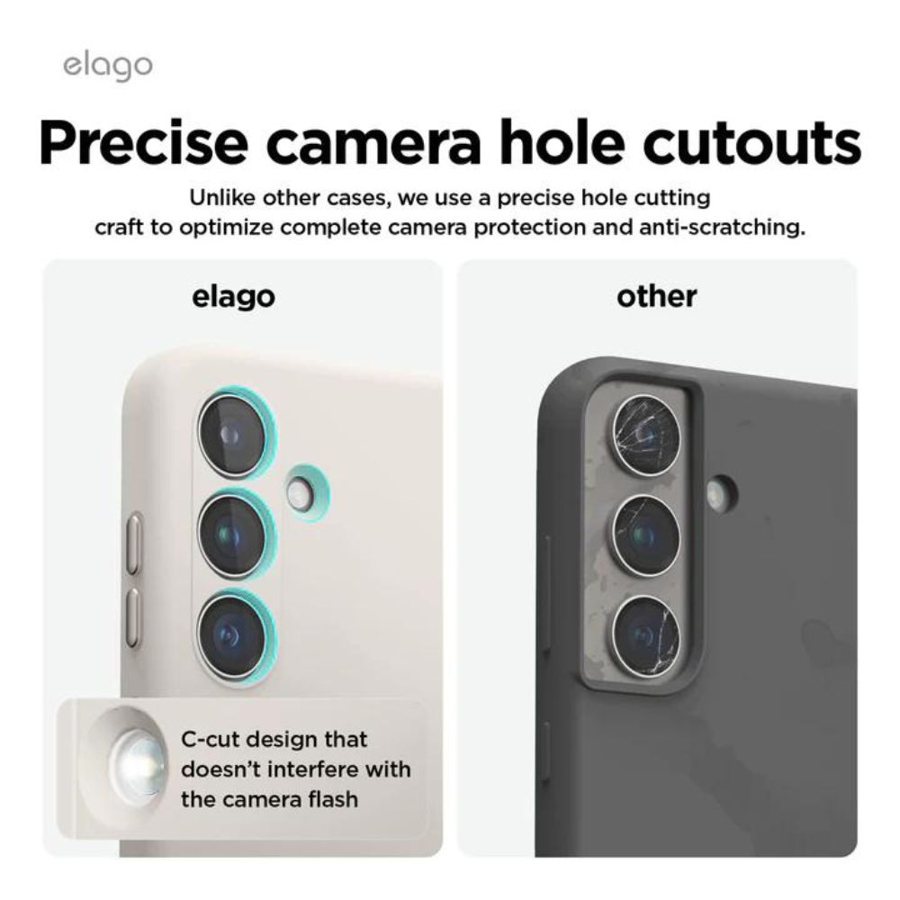 Elago Samsung Galaxy S24 Plus Liquid Silicone Case ( Black)