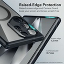 ESR Samsung Galaxy S24 Ultra Case with HaloLock (Clear Black)