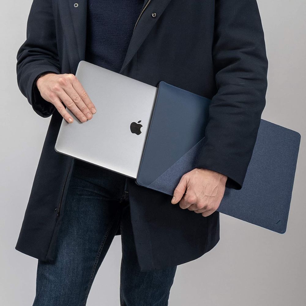 Native Union Stow Sleeve Fabric for Macbook Pro 15"/16" (Indigo)