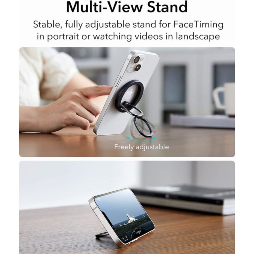 ESR HaloLock Ring Stand (Black)