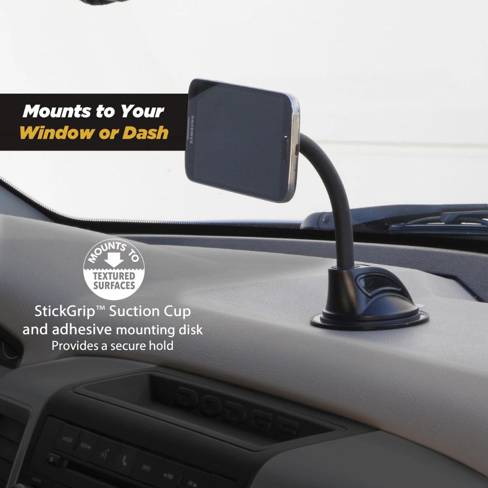 Scosche Window/Dash Magnetic Car Phone Mount (Black)