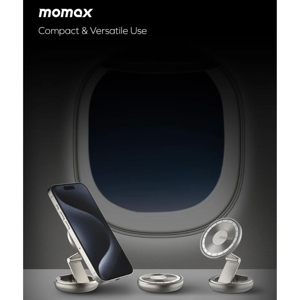 Momax Pac Mount Multi-use Magnetic Mount (Titanium)