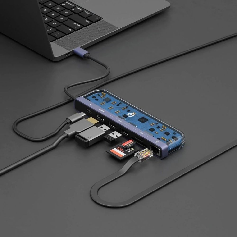 Powerology 4in1 USB-C Hub with HDMI / USB 3.0