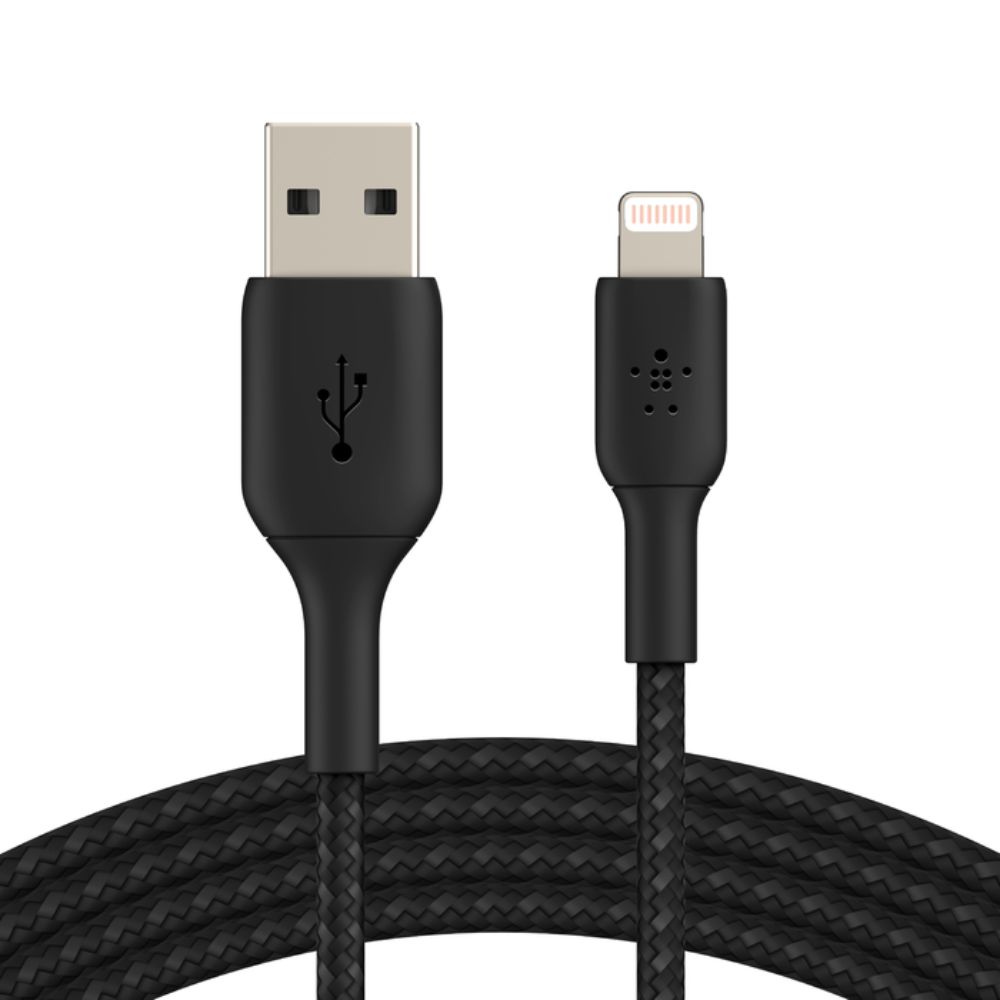 Belkin Premium Braided Cable USB A-Lightning 1M (Black)