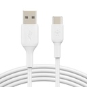 Belkin PVC Cable USB A-C 1M (White)