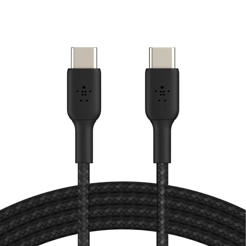 Belkin Premium Braided Cable 2.0 USB C-C 1M (Black)