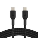 Belkin Premium Braided Cable 2.0 USB C-C 1M (Black)