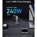 Anker 749 Prime 240W GaN Desktop Charger (4 Ports) -Black