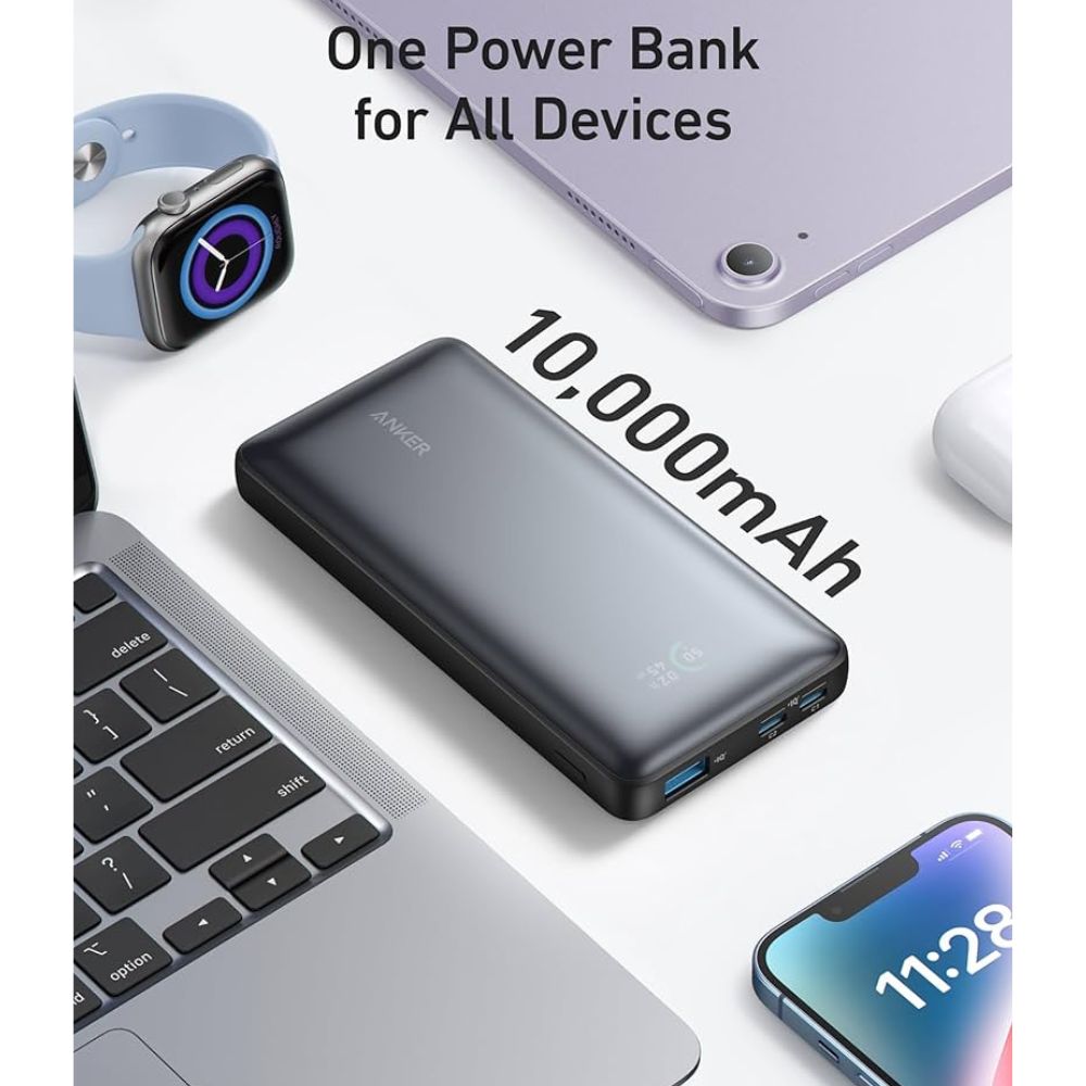 Anker 533 Power Bank (PowerCore 25W) 10000 PD -Black