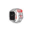 SkinArma Saido Strap for Apple Watch 45/44 (Clear)