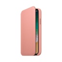 Apple Leather Folio for iPhone X Soft Pink