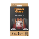 PanzerGlass Screen Protector for iPhone 15 Pro (Privacy)